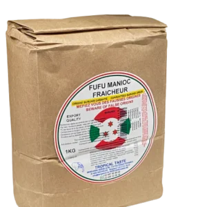 Farine de manioc très blanche du Burundi 2 kg - Zeer witte cassavemeel uit Burundi 2 kg