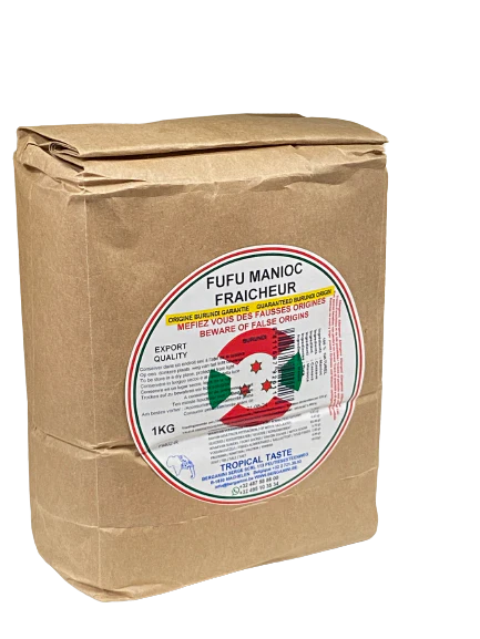 Farine de manioc très blanche du Burundi 2 kg - Zeer witte cassavemeel uit Burundi 2 kg