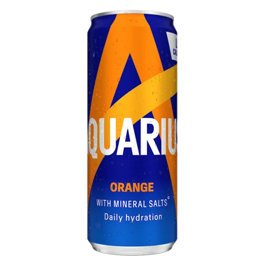 Aquarius Daily Orange Sleek Cans 4 × 6 × 33 cl