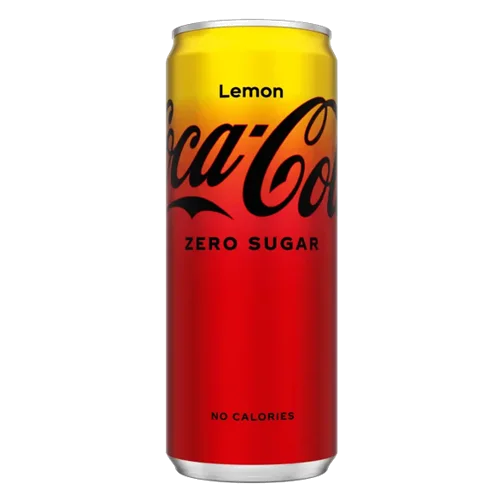Coca-Cola Zero Lemon Sleek Cans 4 × 6 × 33 cl