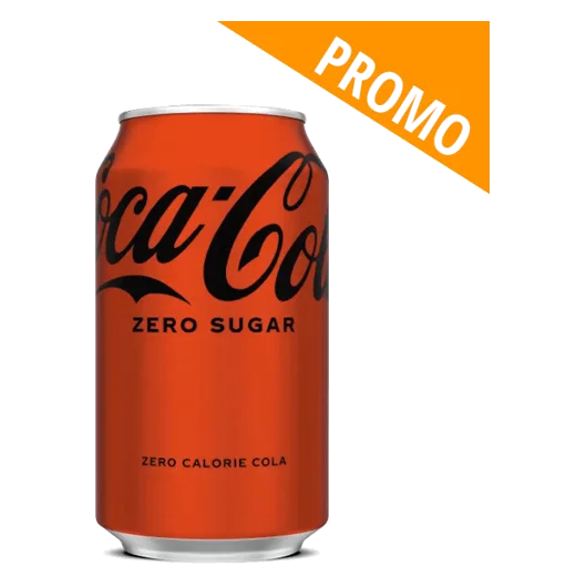 Coca-Cola Zero Plain Cans Promopack 24 × 33 cl