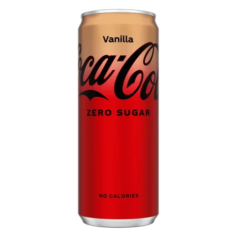 Coca-Cola Zero Vanille Sleek Cans 4 × 6 × 33 cl