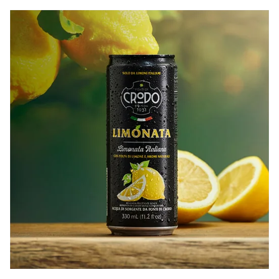 Crodo Lemon Soda Cans 24 × 33 cl