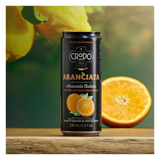 Crodo Orange Soda Cans 24 × 33 cl