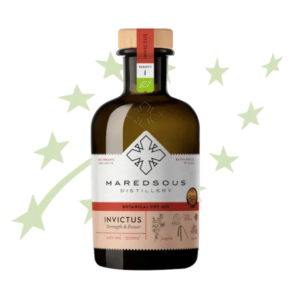 Gin Abb Maredsous Invictus Bio 50 cl