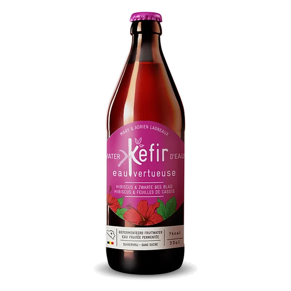 Kefir Eau Vertueuse Hibiscus 24 × 33 cl