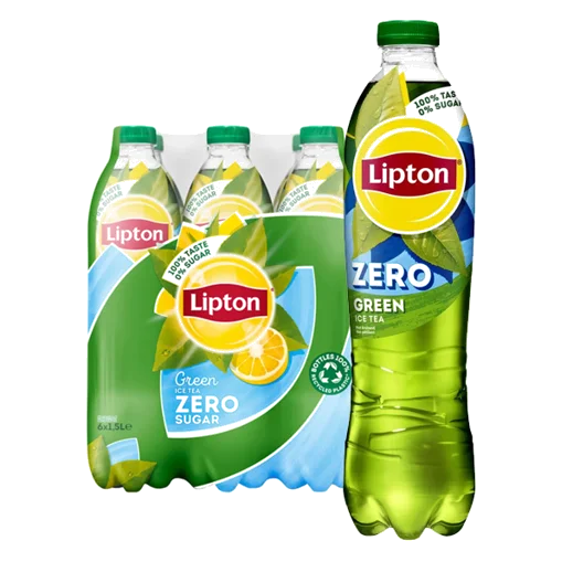Lipton Ice Tea Green Zero PET 6 × 1,5 L