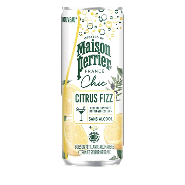 Maison Perrier Chic Citrus Fizz Cans 6 × 4 × 25 cl