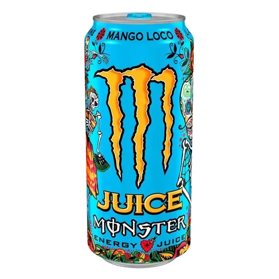 Monster Energy Juice Mango Loco Cans 24 × 50 cl