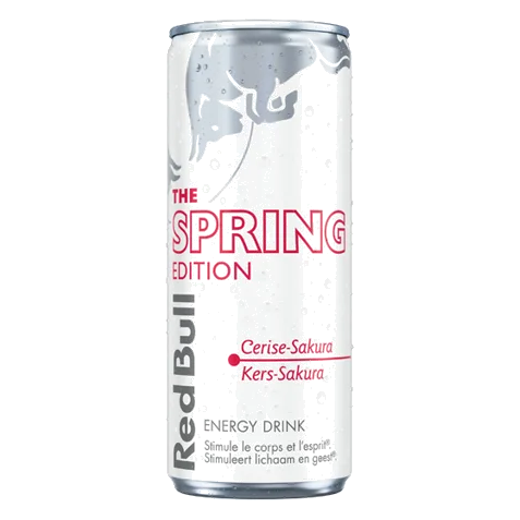 Red Bull Spring Cherry Sakura Cans 24 × 25 cl