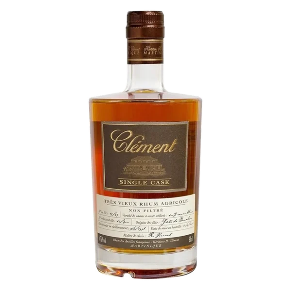 Rhum Clement Single Cask Canne Bleue 50 cl