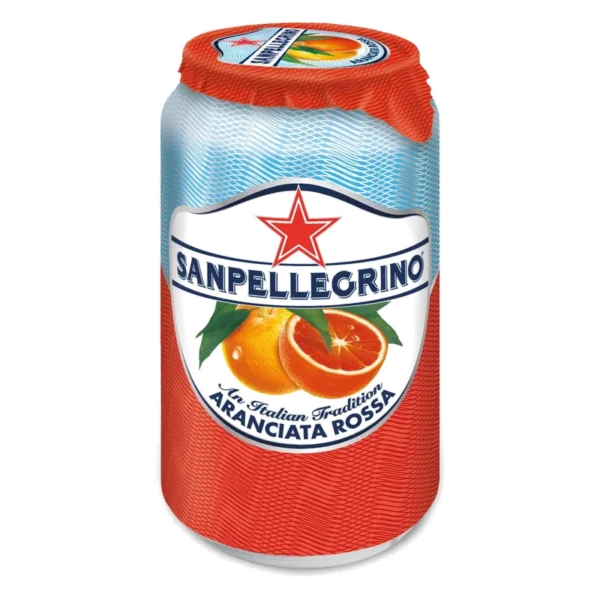 San Pellegrino Aranciata Rossa Cans 4 × 6 × 33 cl