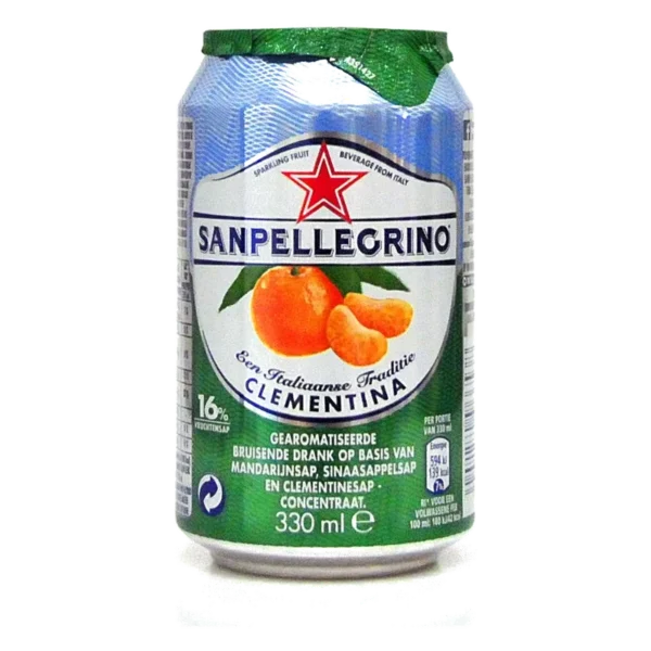 San Pellegrino Clementina Cans 4 × 6 × 33 cl
