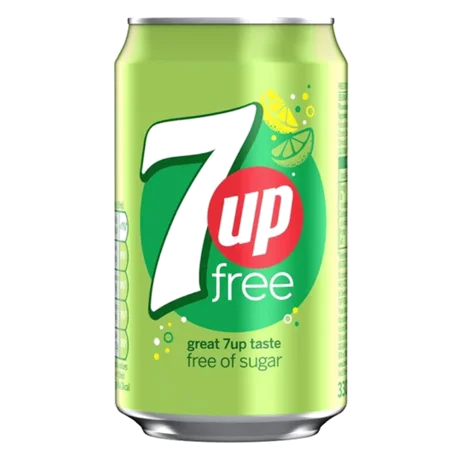 Seven Up Free Cans 24 × 33 cl