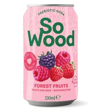 So Wood Fruits des Bois Prebiotic Cans 12 × 33 cl
