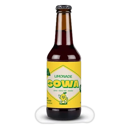 Sowa Limonade Citron-Menthe 24 × 25 cl